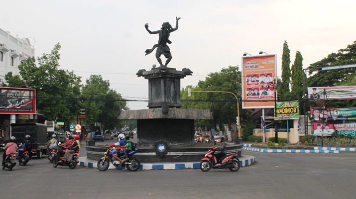 Tampak salah satu sudut kota Ponorogo