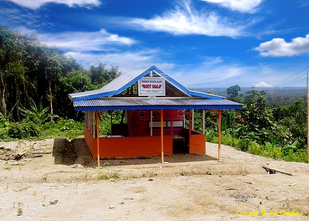 Lokasi Pondok Wisata Alam Bukit Osala di Desa Baruzo Kec. Sogaeadu Kab. Nias