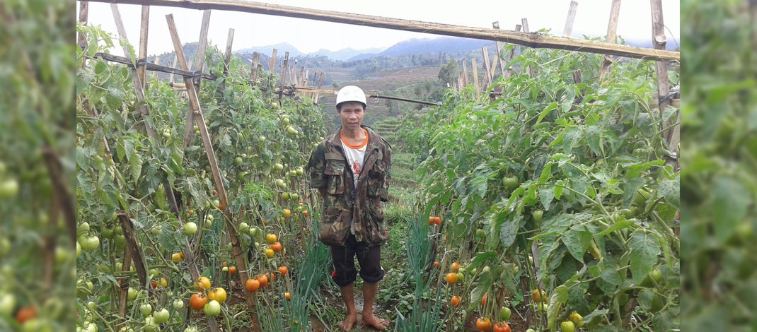 Moh Ali Hado, Ketua Kelompok Tani Lebbasa / Foto oleh Jamaluddin