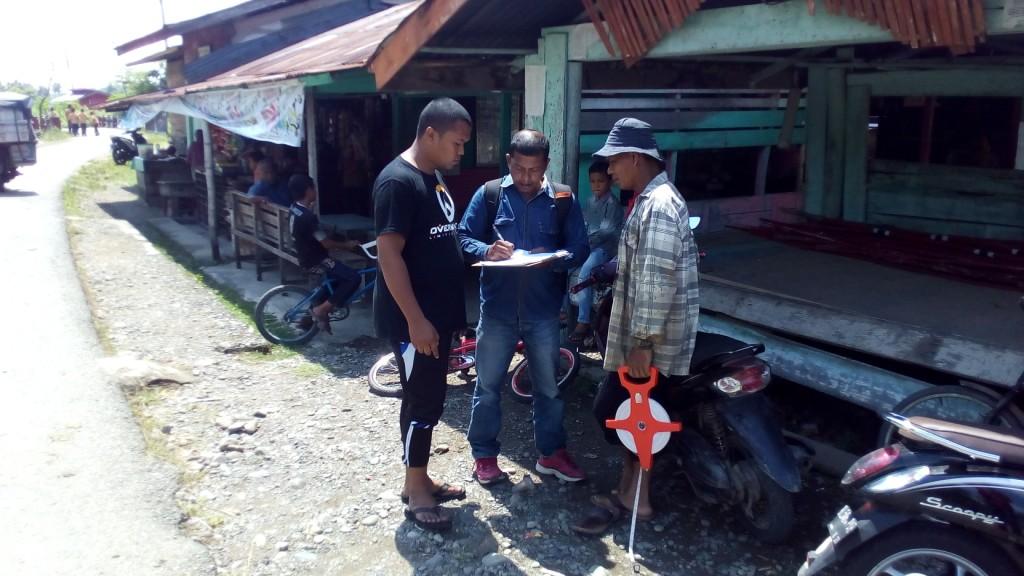 Pedamping Desa Kecamatan Melakukan Surve di Cot Baroh