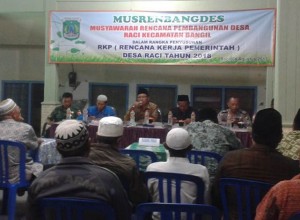 Musrenbangdes Desa Raci