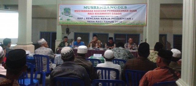 Musrenbangdes Desa Raci