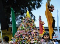 Ada Yang Istimewa Dalam Syukuran Dusun Sebaluh Tahun Ini Arak Tumpeng Sebaluh Pujon