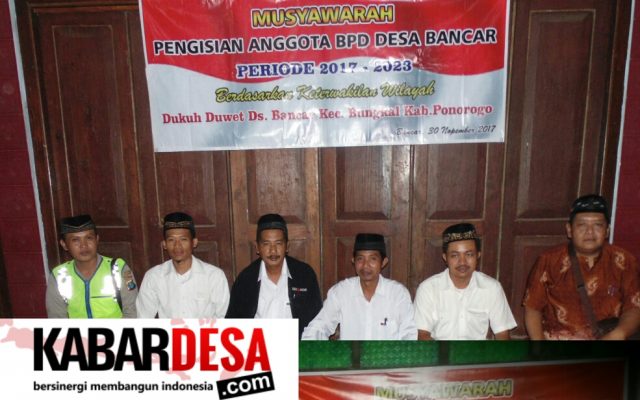 Panitia Pemilihan BPD Desa Bancar