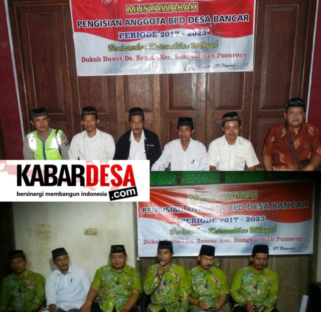 Panitia Pemilihan BPD Desa Bancar