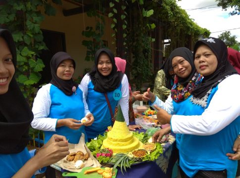 Kader PKK Desa Tatung Gelar Lomba