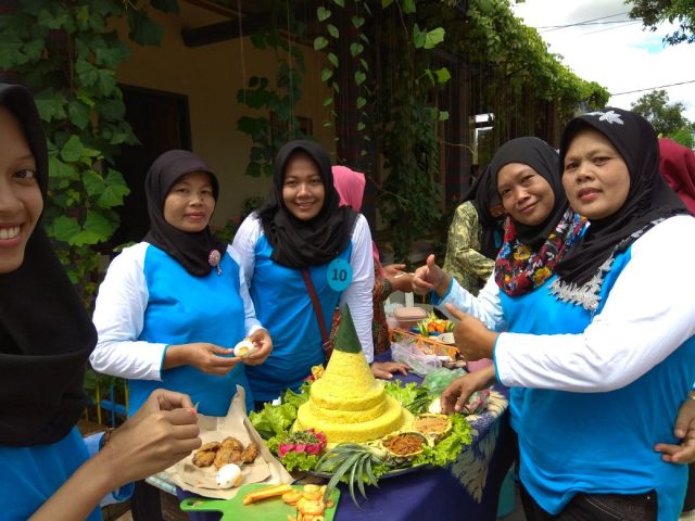 Kader PKK Desa Tatung Gelar Lomba