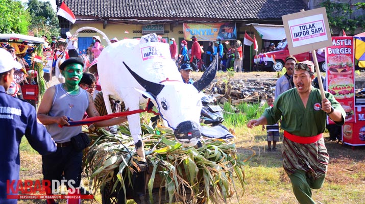 Karnaval Desa Sabranglor - Tolak Import Sapi