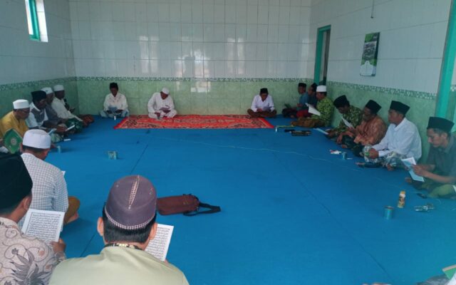 Saat Pembukaan Harlah NUke 99, Di Kantor MWC NU Desa Nonggunong Sumenep 